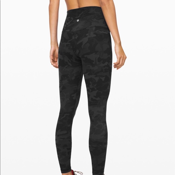 lululemon athletica Pants - wunder under high rise luxtreme 28” - camo
